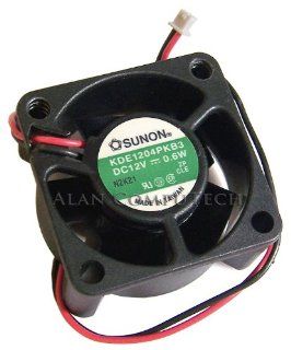 Sunon   Sunon Dc 12v 0.6w 2 Wire Fan 40x40x20mm Kde1204pkb3 New Pull 8 Long Cable   KDE1204PKB3 Computers & Accessories