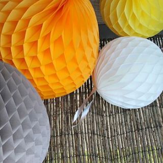 mixed honeycomb balls set by showerella