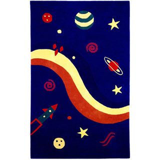 Hand tufted Kids Space Rug (4 X 6)