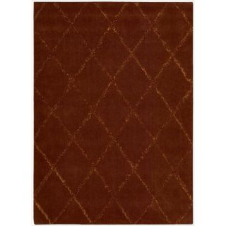 Casual Nourison Joseph Abboud Hand tufted Monterey Red Rug (79 X 99)