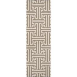 Smithsonian Hand woven Ancient Wool Rug (26 X 8)