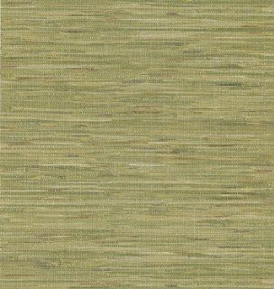 Brewster 405 45125 National Geographic Home Madagascar Olive Faux Grasscloth Wallpaper   Grass Wallpaper  