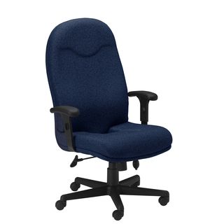 Mayline Comfort Series Blue Executive High back Chair