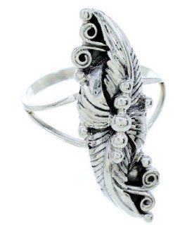 Genuine Sterling Silver Leaf Southwest Jewelry Ring Size 7 UX31939 SilverTribe Jewelry