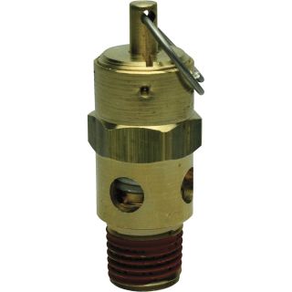 Midwest Control ASME Safety Valve — 1/4in., 200 PSI, Model# ST25-1A200  Air Compressor Valves