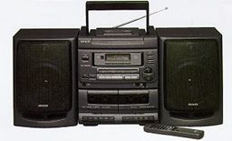 Aiwa CA DW470 Portable Component System w/  CDPlayer & Remote —