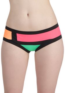Psyched for Surfing Swimsuit Bottom in Brief  Mod Retro Vintage Bathing Suits