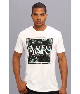 Young & Reckless Hollywood Aloha Trademark Tee Mens T Shirt (White)