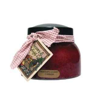 A Cheerful Giver Martha's Cherry Cobbler Mama Jar Candle, 22 Ounce  
