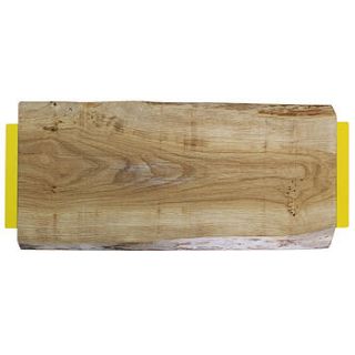 oak and iron medium waney edge chopping board by oak & iron furniture
