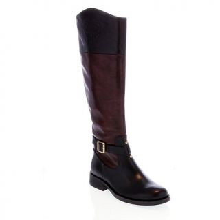 Vince Camuto "Flavian" 2 Tone Leather Tall Shaft Riding Boot