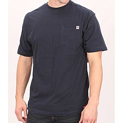 Bermo Enterprises Farmall Ih Mens Crew Neck Navy Cotton Pocket T shirt Navy Size L