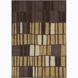 Hand tufted Contemporary Mandara Abstract Wool Rug (7 X 10)