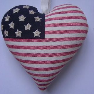 hanging stars and stripes hearts by cambric and cream ltd