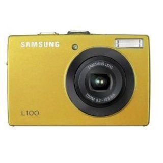Samsung L100 8.2 Megapixel Digital Camera (Gold) with 3x optical zoom, 2.5" LCD screen, Digital image stabilizer, Face detection & Self portrait function  Point And Shoot Digital Cameras  Camera & Photo