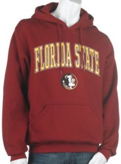 NCAA Florida State Hoodie With Arch and Mascot, XX Large, Cardinal  Athletic Sweatshirts  Clothing
