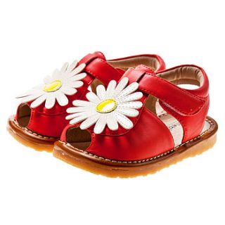 girl's toddler squeaky summer sandals by my little boots