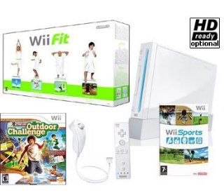 Wii Ultra Fitness Bundle   NEW Nintendo Wii System + Wii Sports + Wii Fit w/ Balance Board + Active Video Games