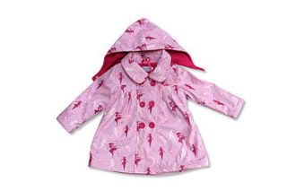 childrens raincoat in fairys design by green child
