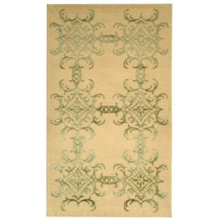 Martha Stewart Tracery Birch Silk And Wool Rug (3 9 X 5 9)