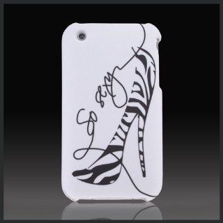 Hard Plastic Snap on Cover Fits Apple iPhone 3G 3GS So Sexy Zebra High Heel Fashion AT&T (does NOT fit Apple iPhone or iPhone 4/4S or iPhone 5/5S/5C) Cell Phones & Accessories