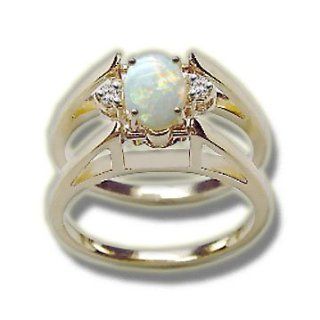 .10 ct 7X5 Oval Opal & Garnet Flip Ring Jewelry
