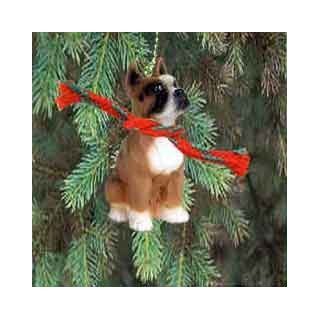 Boxer Miniature Dog Ornament   Collectible Figurines