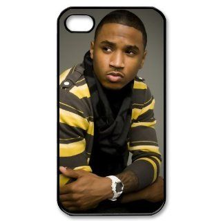 Custom Trey Songz Cover Case for iPhone 4 WX7466 Cell Phones & Accessories