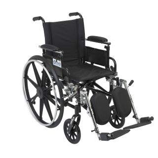 Viper Dual Axle Wheelchair With Flip back Arms And Front Riggings