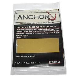Anchor Hardened Glass Gold Filter Plate Anchor Brand Welding