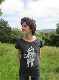 women's 'bob the badger' t shirt by boodle