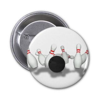 Bowling Ball & Pins 3D Model