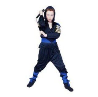 Ninja Dragon Mast   Blue, Child Large Costume Toys & Games