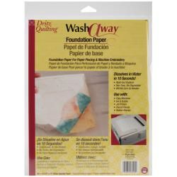 Dritz Quilting Wash Away Foundation Paper (Pack of 10) Dritz Batting & Interfacing