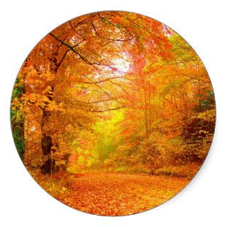Vermont Autumn Nature Landscape Sticker