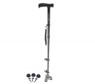HurryCane Freedom Edition Walking Cane with Extra Feet and Carry Bag —