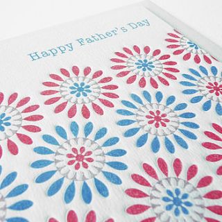 hand embossed father's day card by linokingcards