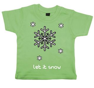 'let it snow' chids t shirt by banana lane designs