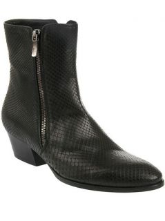 Barbara Bui Leather Cowboy Ankle Boots