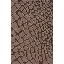 Momeni Hand tufted Stones Brown Rug (2 X 3) Brown Size 50 x 84