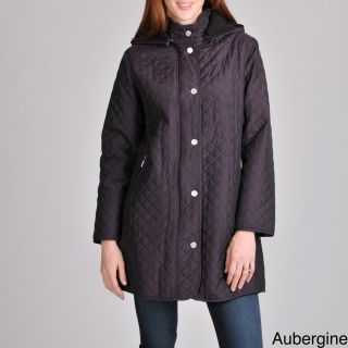 Nuage Womens Geneva Quilted Jacket With Removable Hood