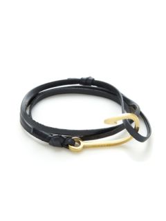 Gold Hook Bracelet by Miansai