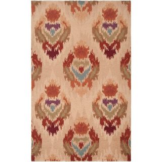 Hand hooked Snowy Gold Rug (26 X 4)