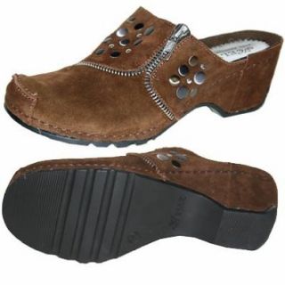 Helle Comfort    44504 Brown Suede    Women's Shoes,Clogs/Mules,New Arrivals,Women's Shoes Shoes
