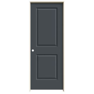 ReliaBilt 2 Panel Square Solid Core Smooth Molded Composite Right Hand Interior Single Prehung Door (Common 80 in x 30 in; Actual 81.68 in x 31.56 in)