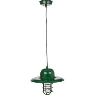NPower Hanging Pendant Sconce Barn Light — 13in. Dia., Forest Green  Outdoor Lighting