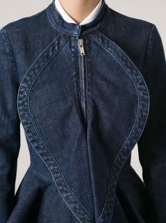 Givenchy Denim Peplum Jacket