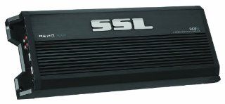 Sound Storm Laboratories AE424 AERO 2400W 4 Channel MOSFET Amplifier with High/Low Crossover and Remote Subwoofer Level Control   Black/silver (Discontinued by Manufacturer)  Vehicle Multi Channel Amplifiers 