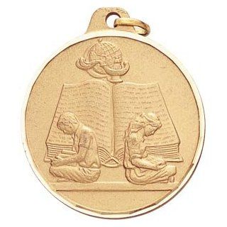 Reading Award Medal   Gold (Includes Neck Ribbon)  Sports Related Merchandise  Sports & Outdoors