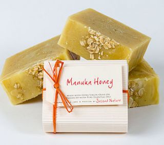 manuka honey handmade soap by second nature soaps